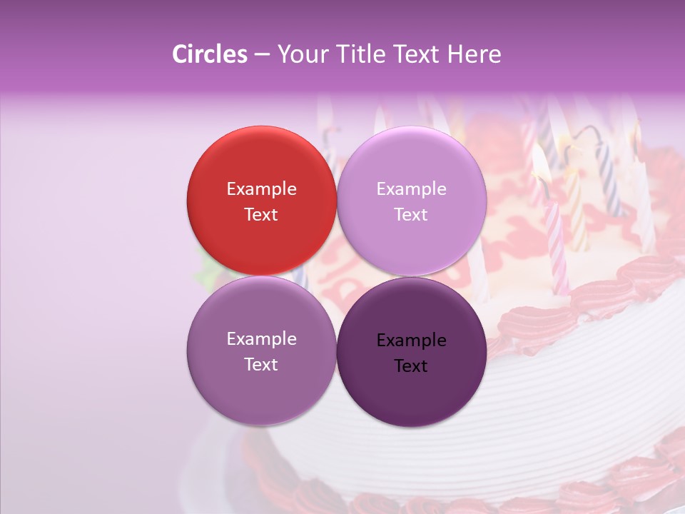 Candle Lighted Background PowerPoint Template