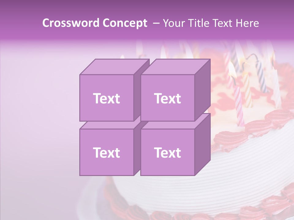 Candle Lighted Background PowerPoint Template