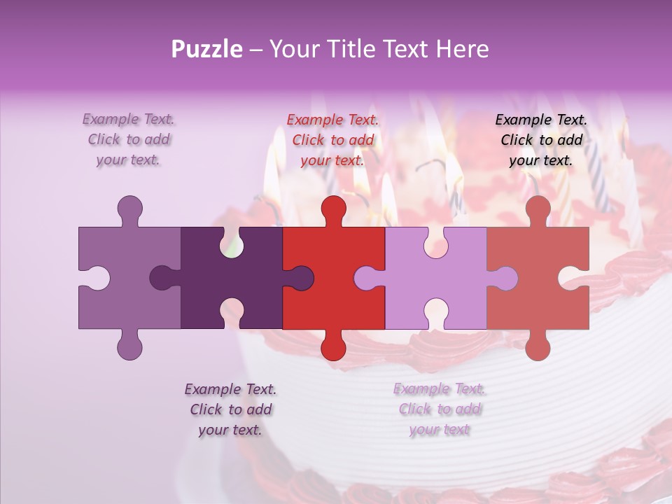 Candle Lighted Background PowerPoint Template