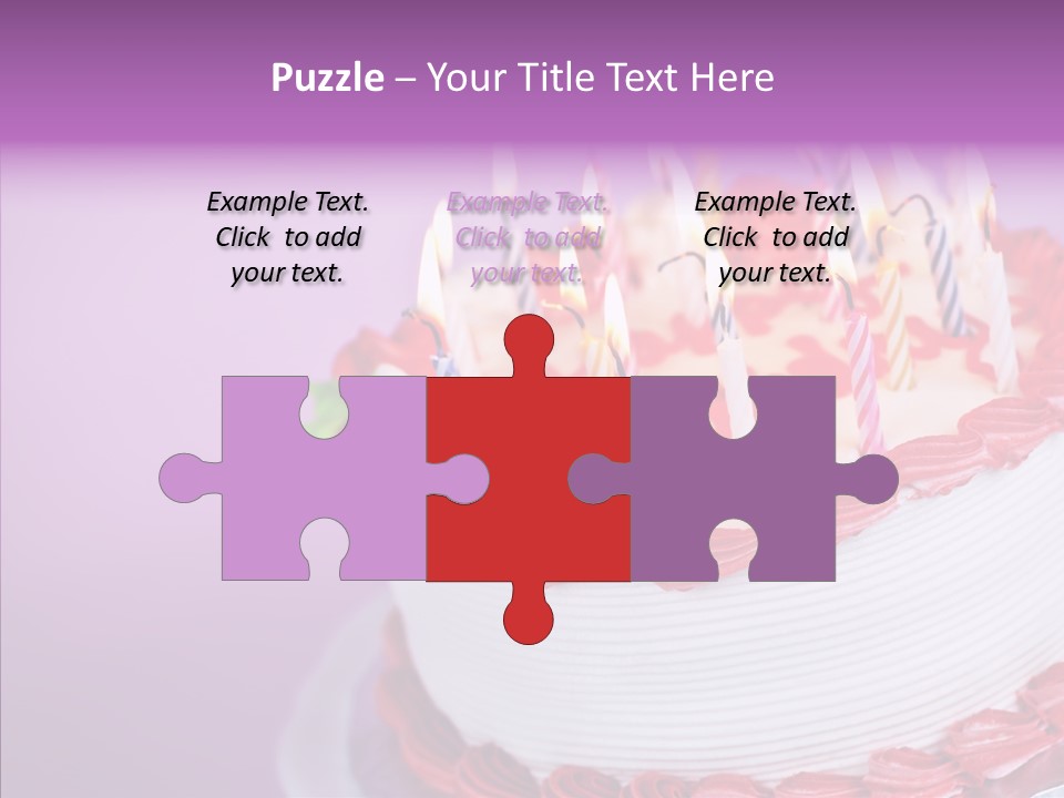 Candle Lighted Background PowerPoint Template