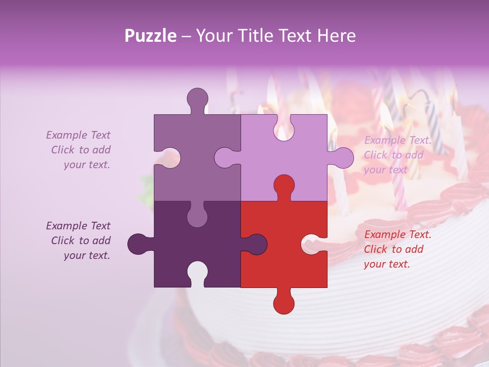 Candle Lighted Background PowerPoint Template