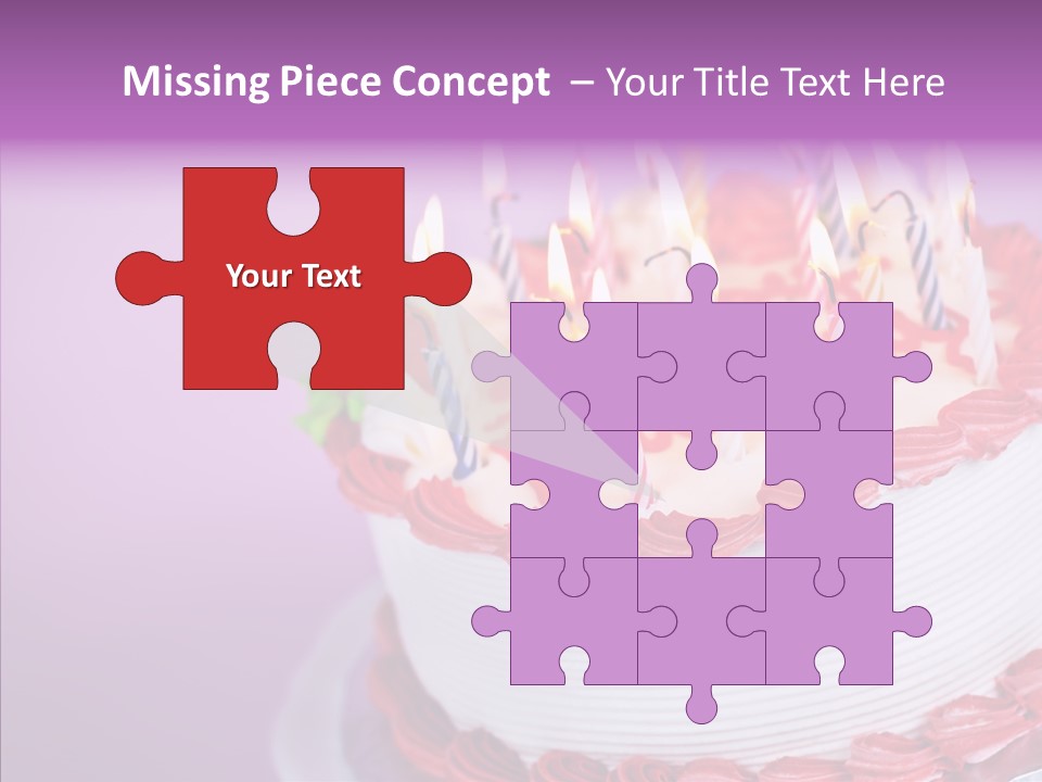 Candle Lighted Background PowerPoint Template