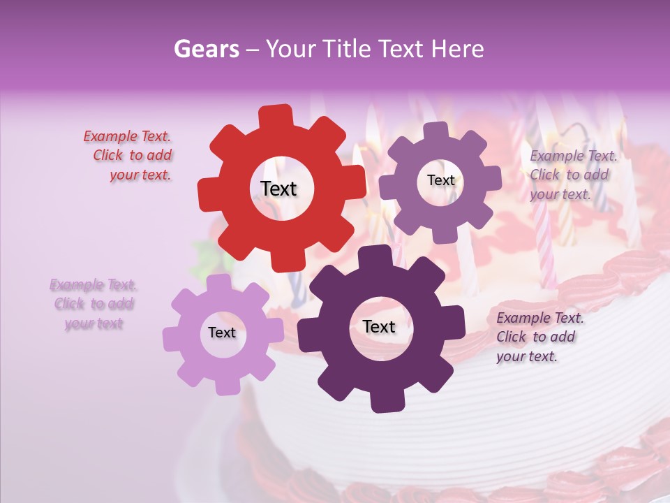 Candle Lighted Background PowerPoint Template