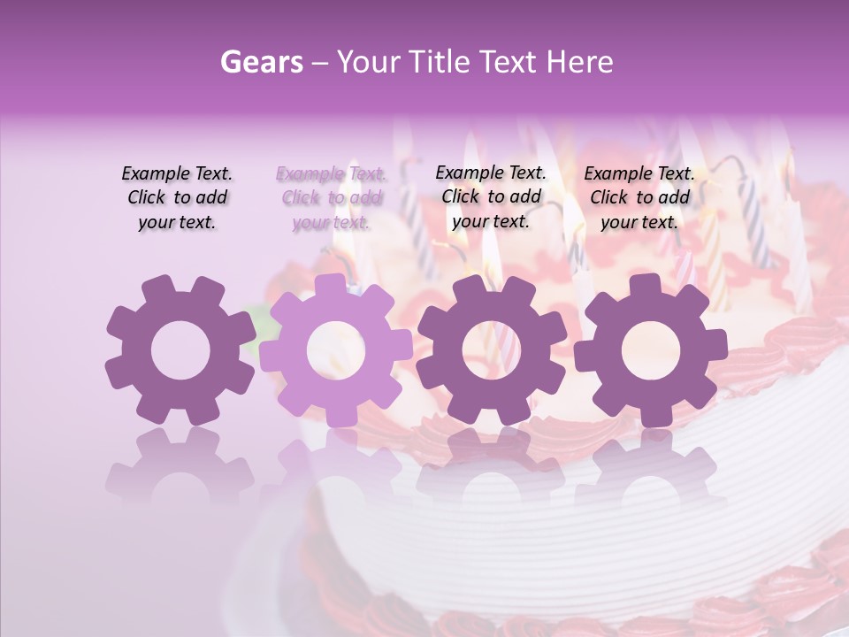 Candle Lighted Background PowerPoint Template