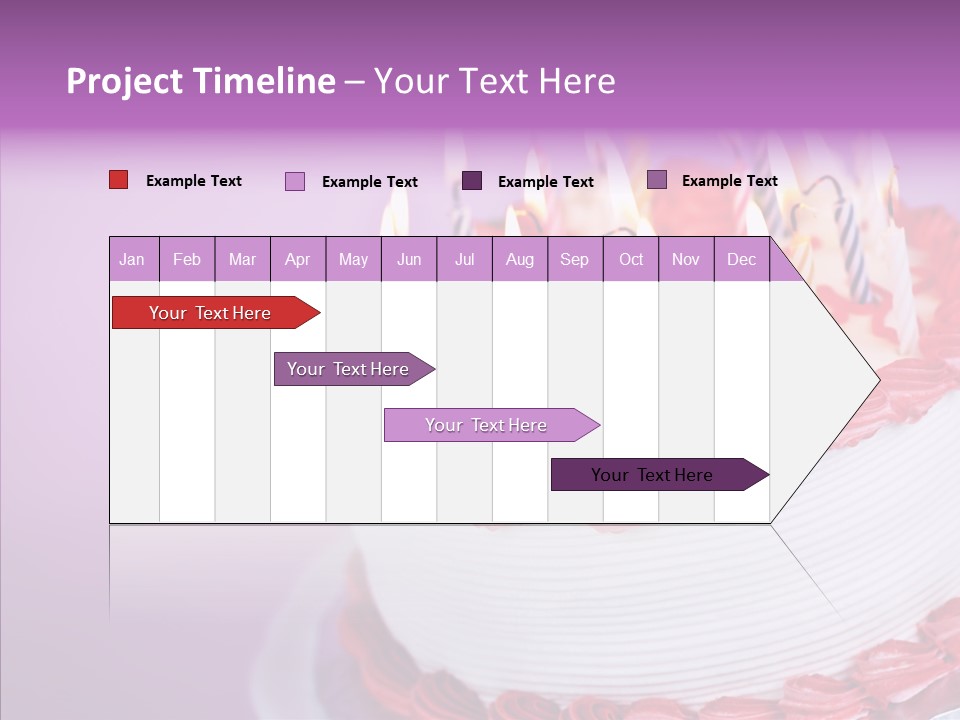 Candle Lighted Background PowerPoint Template