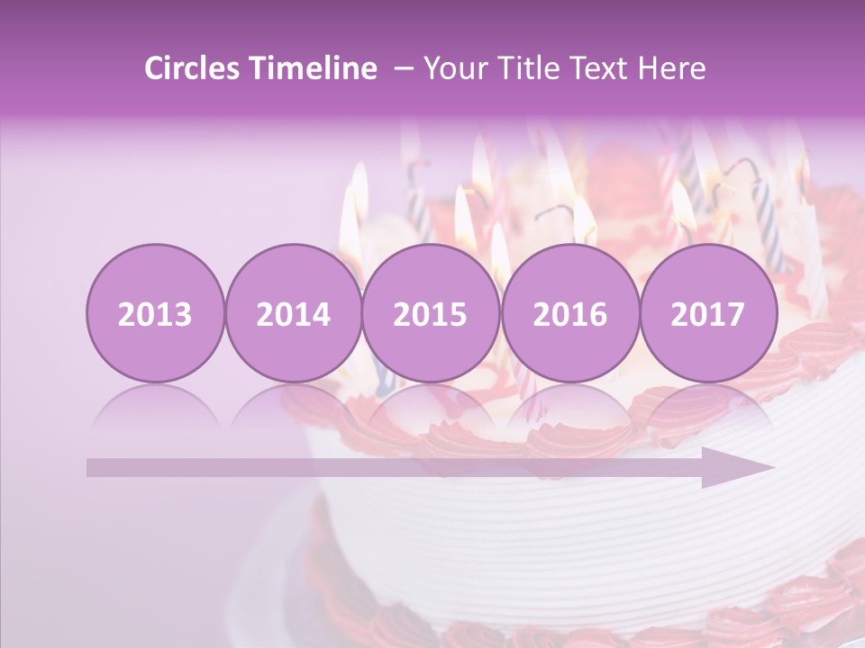 Candle Lighted Background PowerPoint Template
