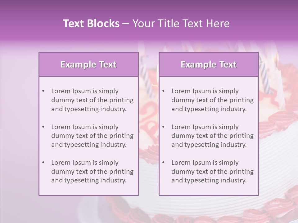 Candle Lighted Background PowerPoint Template