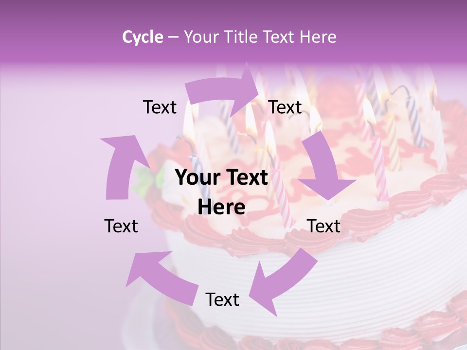 Candle Lighted Background PowerPoint Template