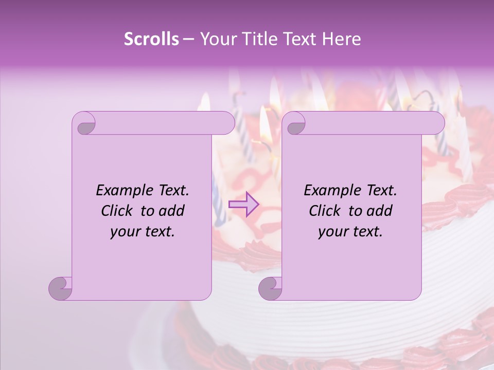 Candle Lighted Background PowerPoint Template