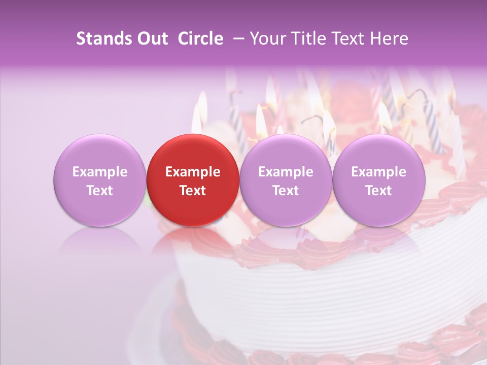 Candle Lighted Background PowerPoint Template