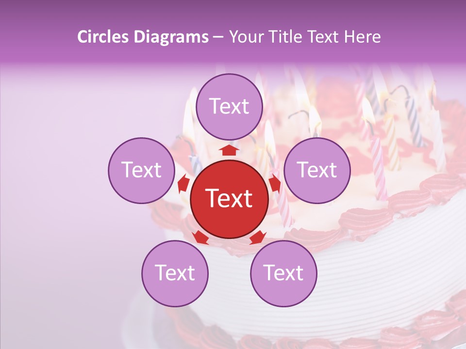 Candle Lighted Background PowerPoint Template