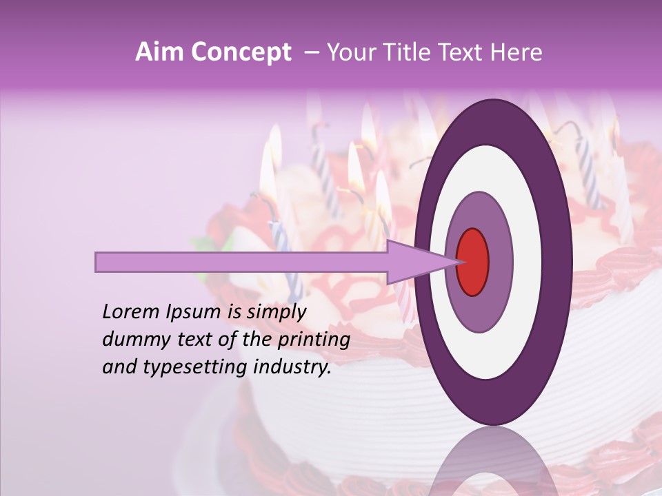 Candle Lighted Background PowerPoint Template