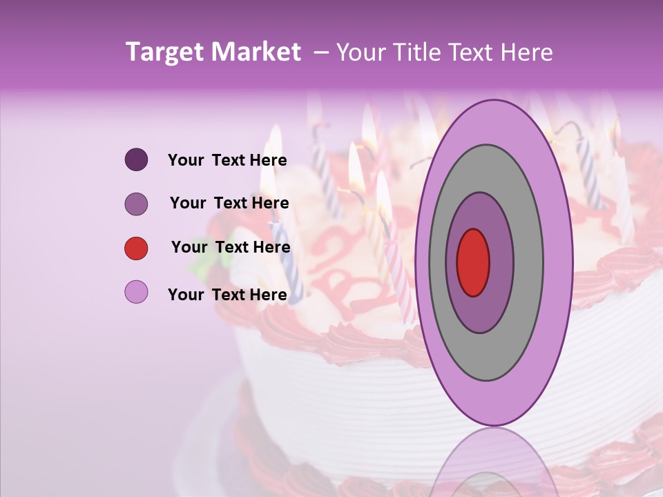 Candle Lighted Background PowerPoint Template