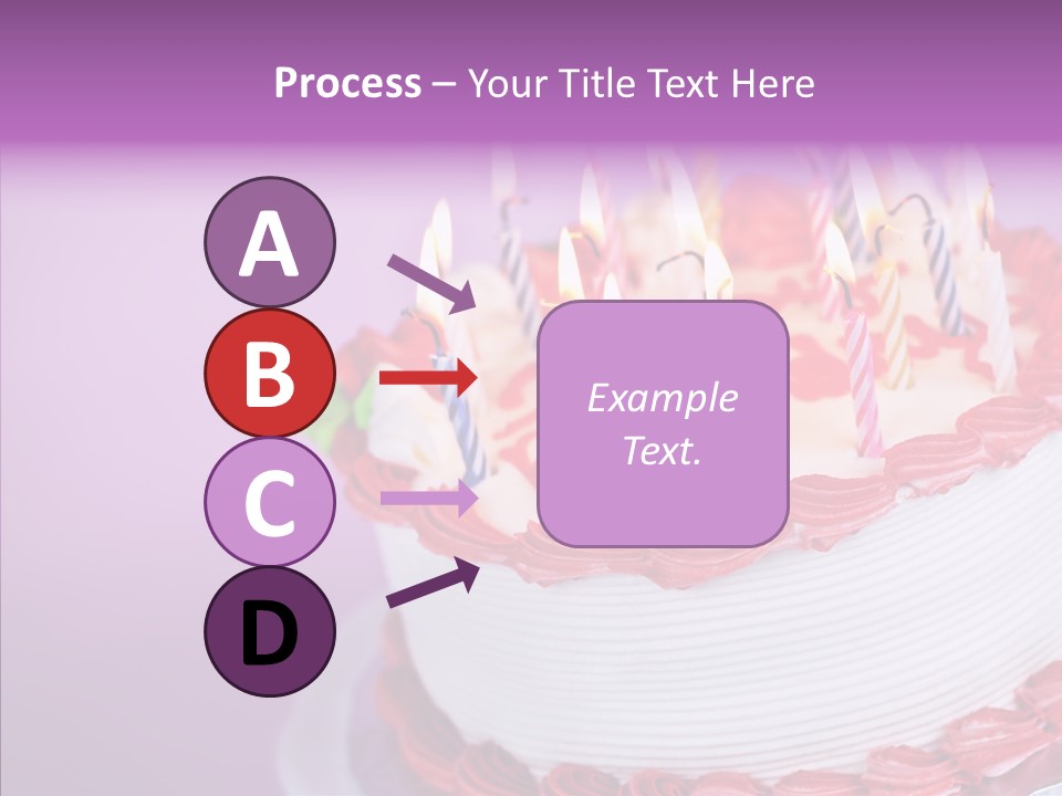 Candle Lighted Background PowerPoint Template