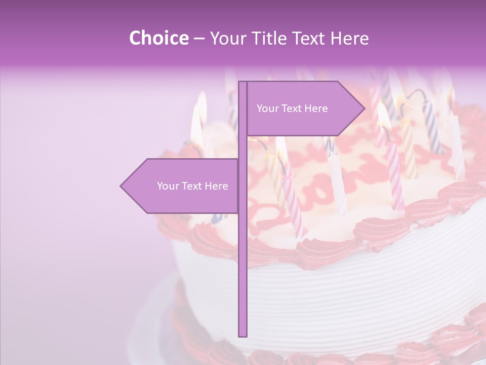 Candle Lighted Background PowerPoint Template