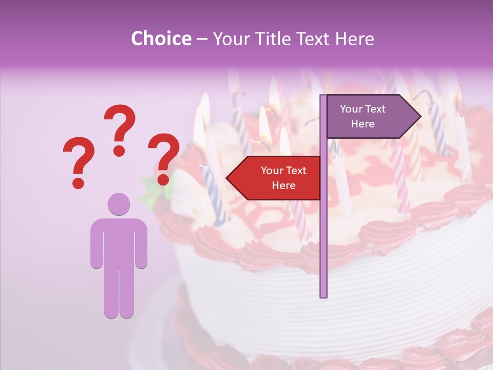 Candle Lighted Background PowerPoint Template