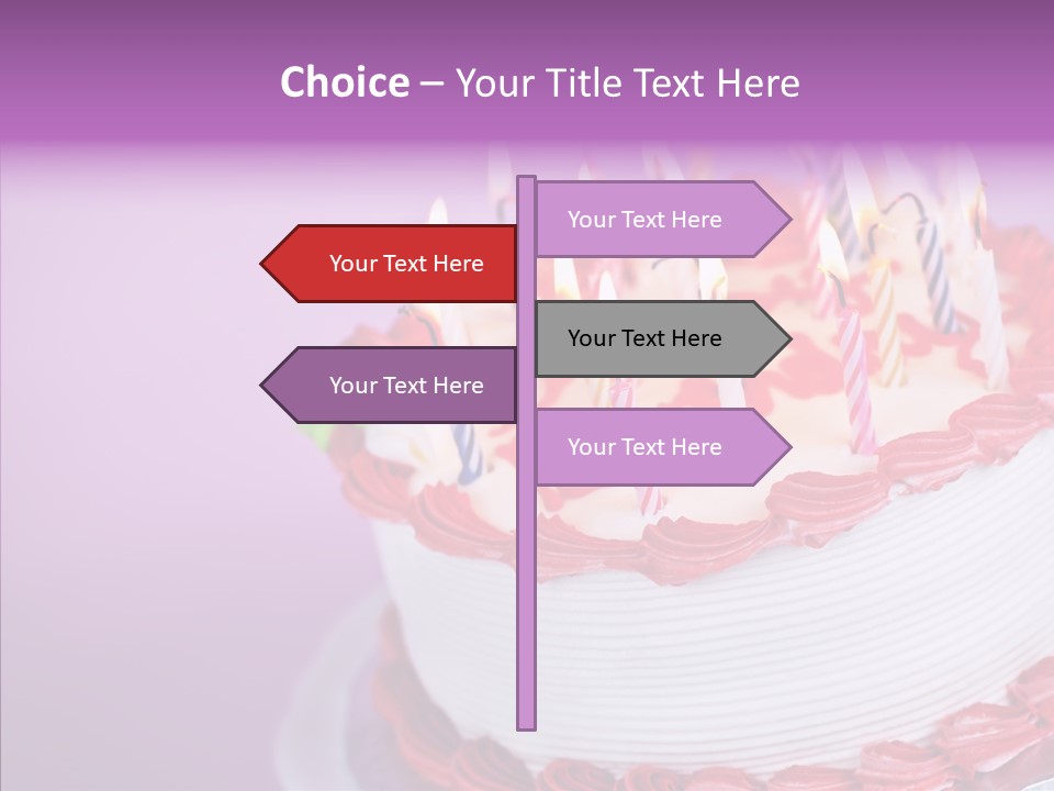 Candle Lighted Background PowerPoint Template