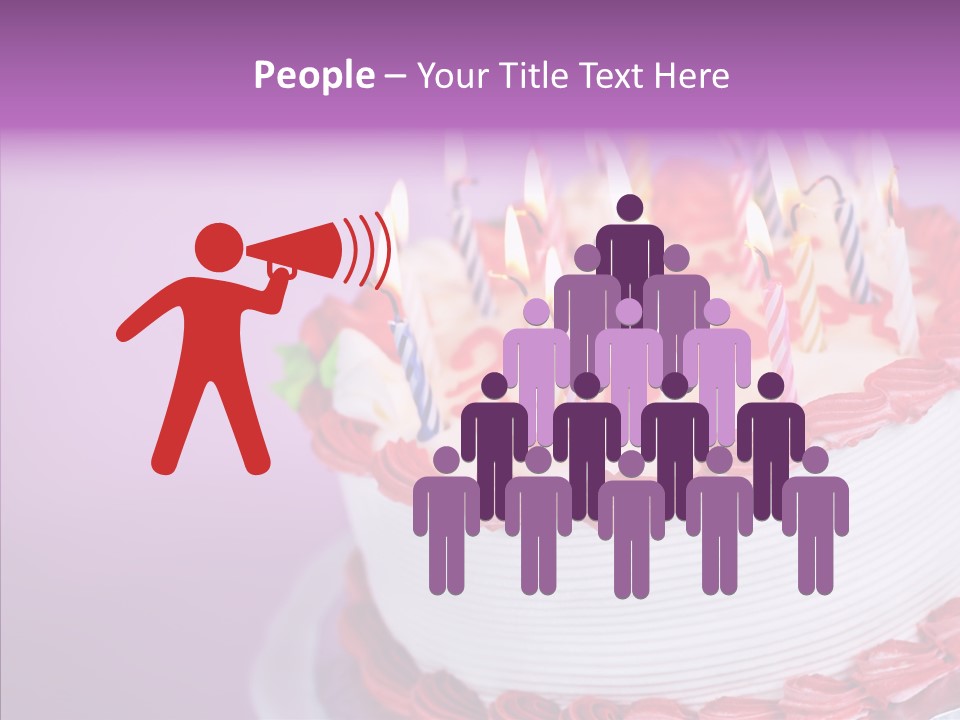 Candle Lighted Background PowerPoint Template