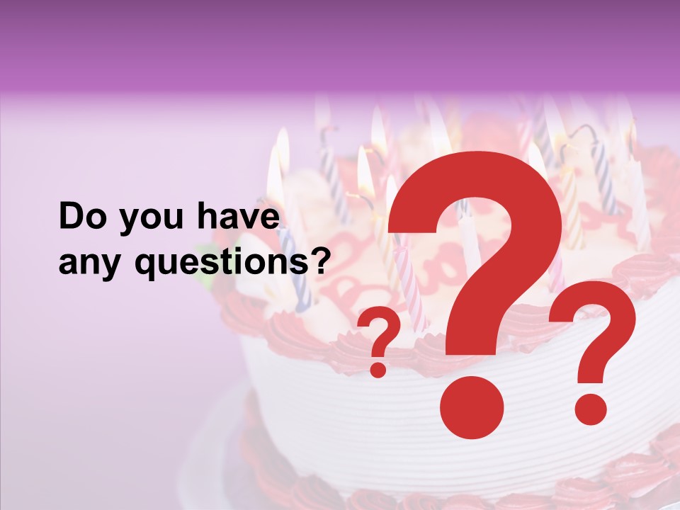 Candle Lighted Background PowerPoint Template