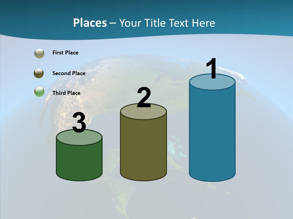Flight Globe Elevation PowerPoint Template