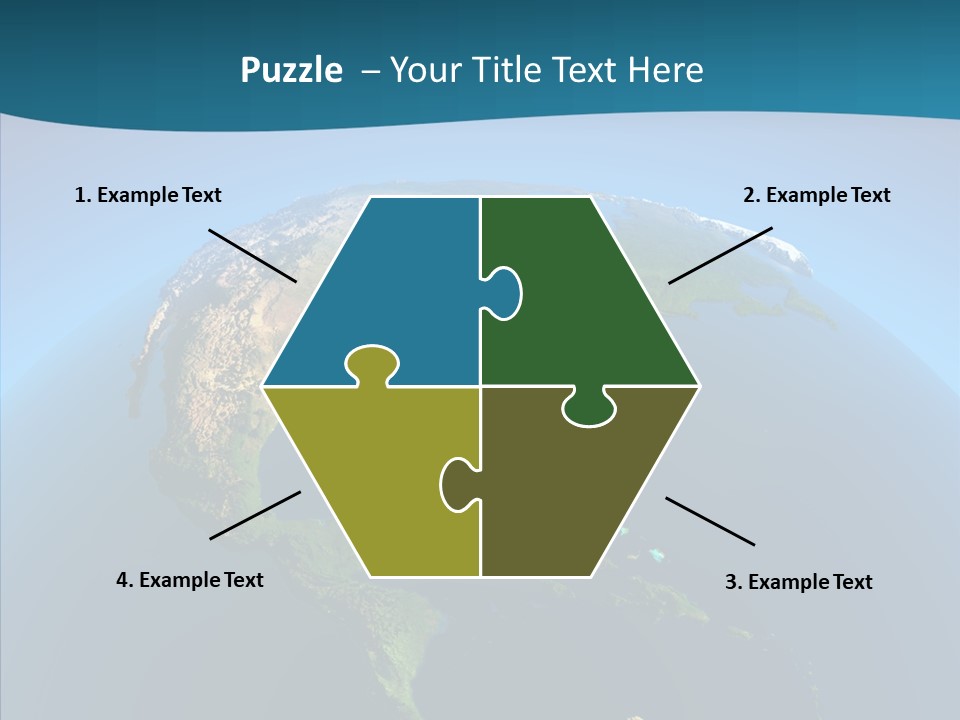 Flight Globe Elevation PowerPoint Template