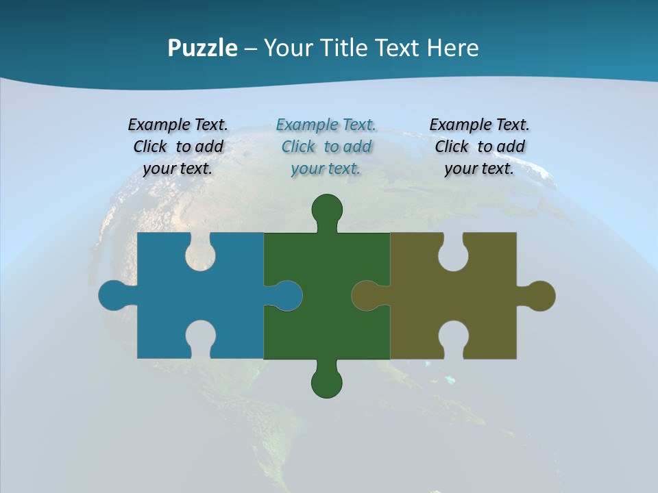 Flight Globe Elevation PowerPoint Template