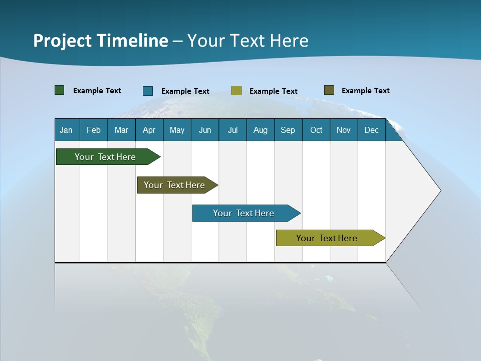 Flight Globe Elevation PowerPoint Template