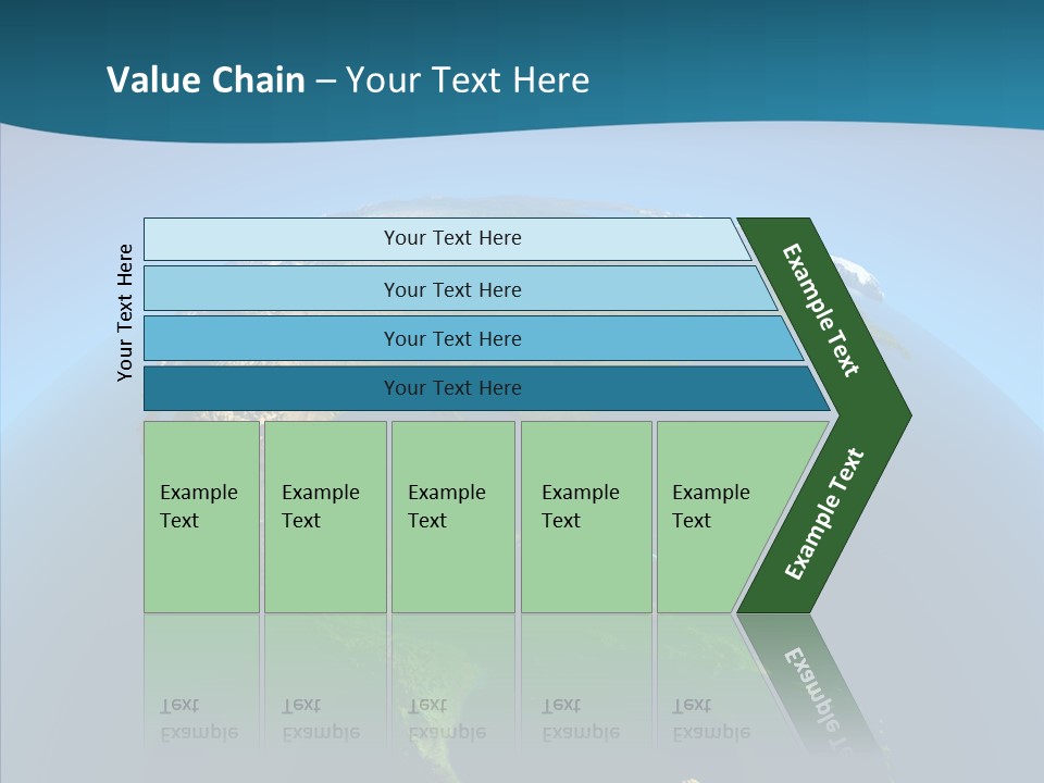 Flight Globe Elevation PowerPoint Template