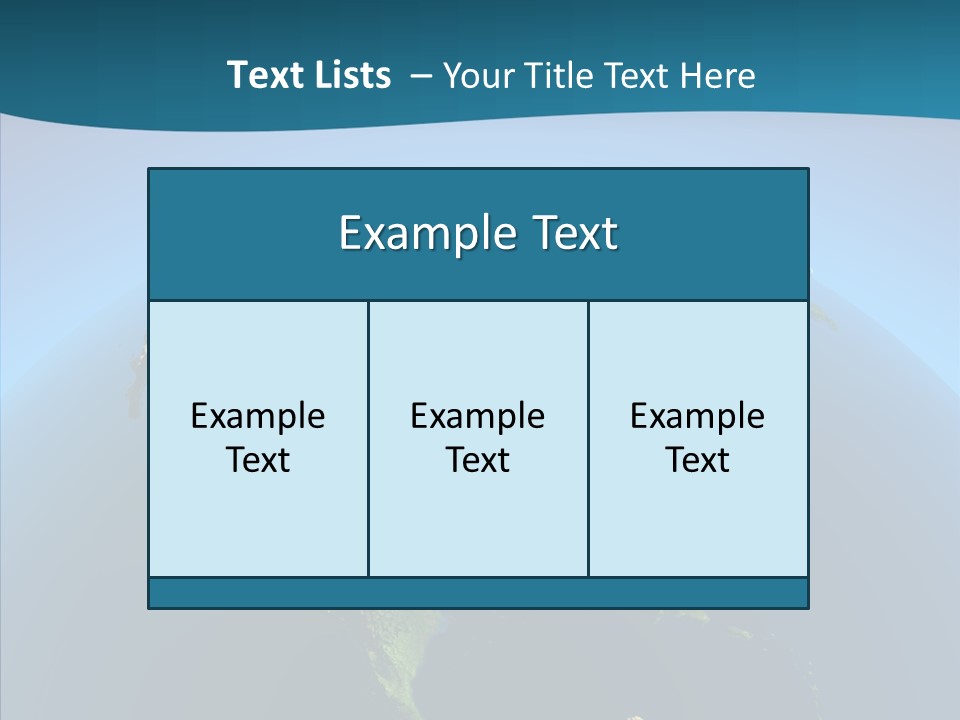 Flight Globe Elevation PowerPoint Template