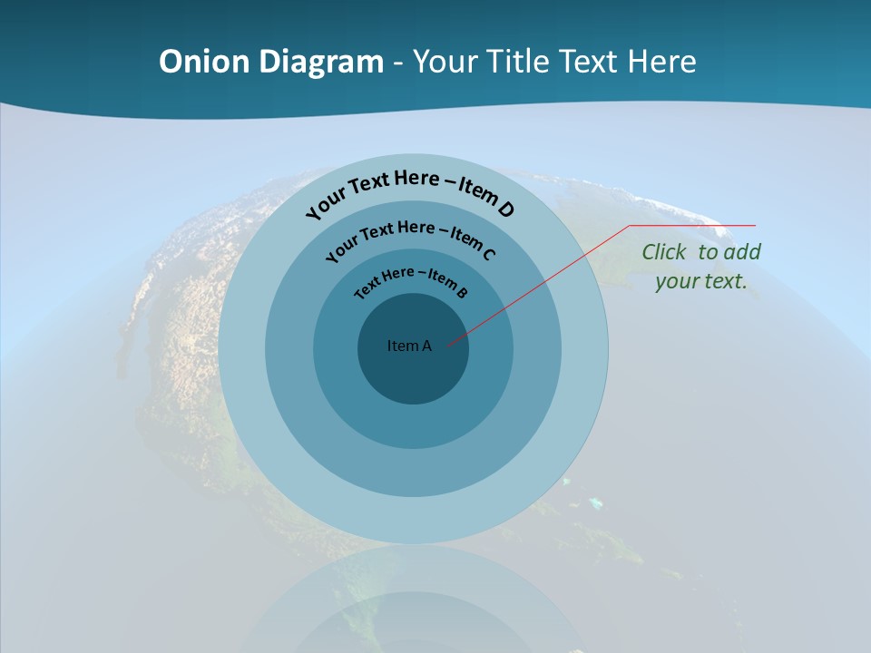 Flight Globe Elevation PowerPoint Template