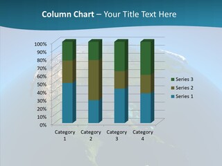 Flight Globe Elevation PowerPoint Template