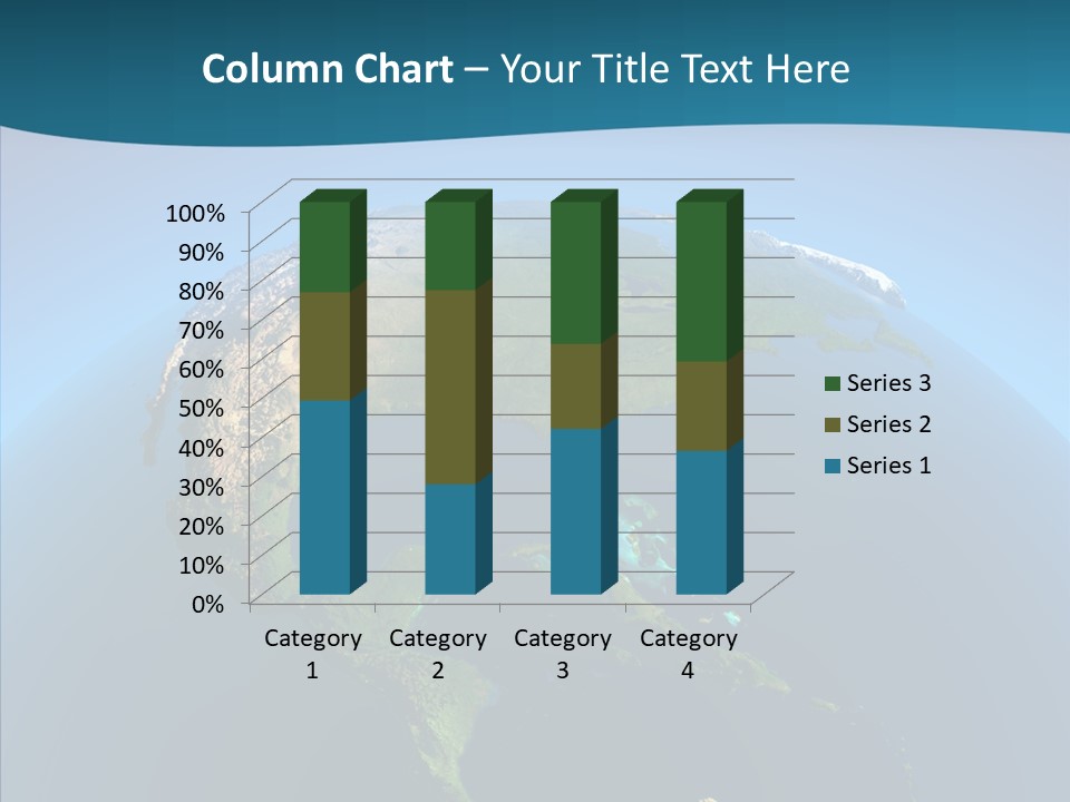 Flight Globe Elevation PowerPoint Template