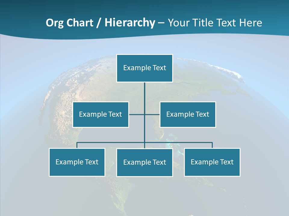 Flight Globe Elevation PowerPoint Template