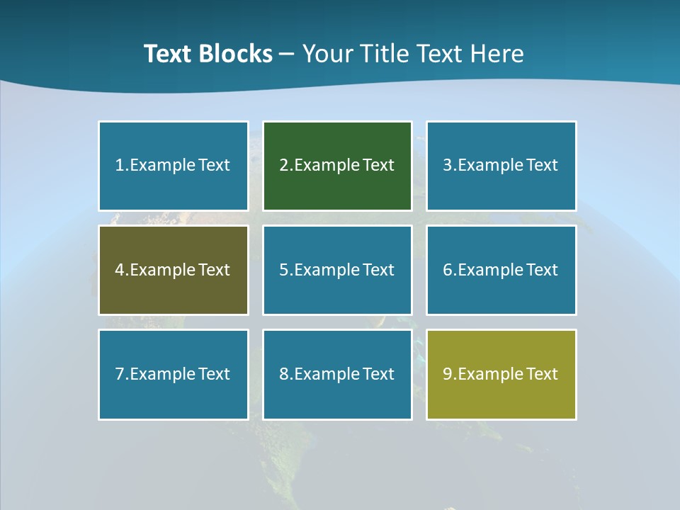 Flight Globe Elevation PowerPoint Template