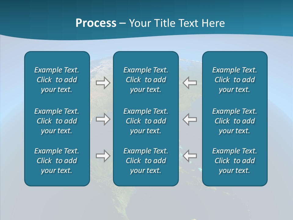 Flight Globe Elevation PowerPoint Template