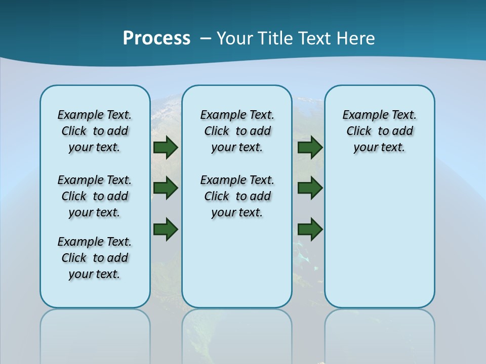 Flight Globe Elevation PowerPoint Template