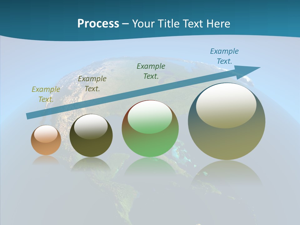 Flight Globe Elevation PowerPoint Template