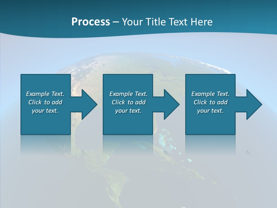 Flight Globe Elevation PowerPoint Template