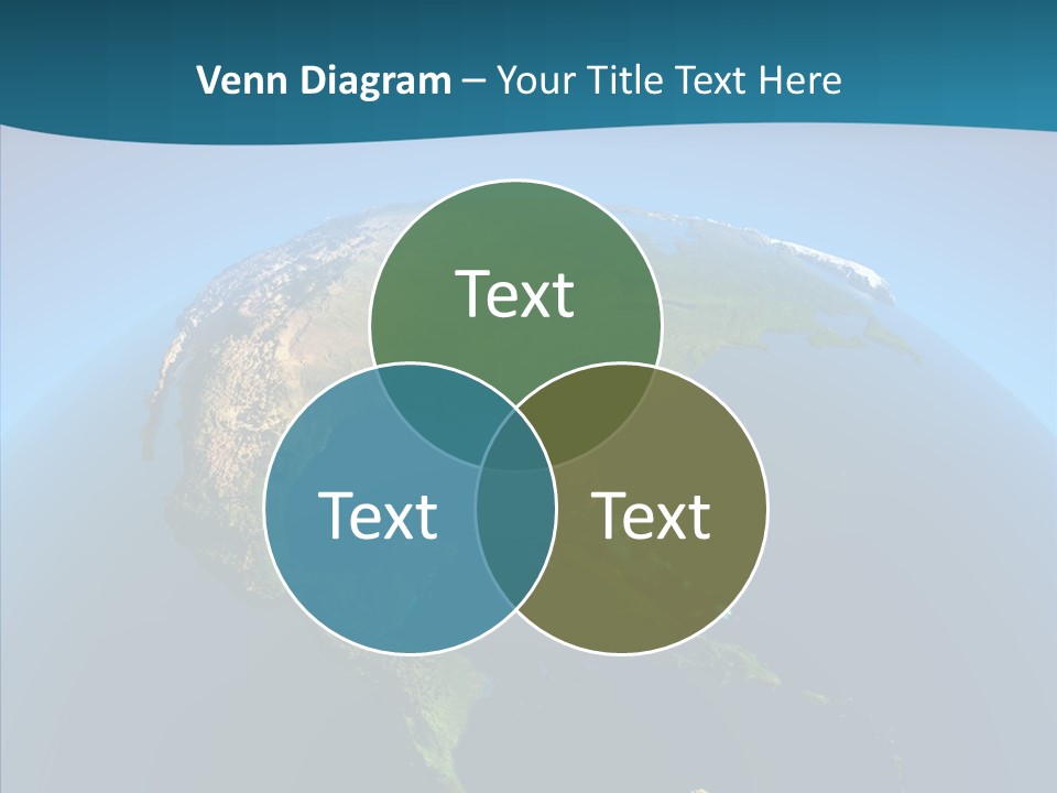 Flight Globe Elevation PowerPoint Template