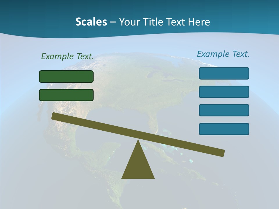 Flight Globe Elevation PowerPoint Template