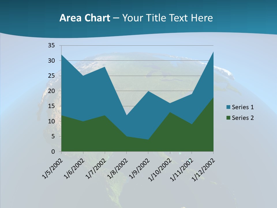 Flight Globe Elevation PowerPoint Template
