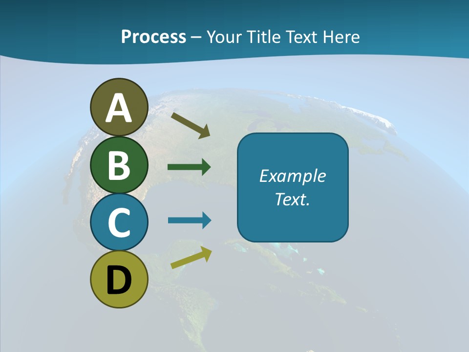 Flight Globe Elevation PowerPoint Template