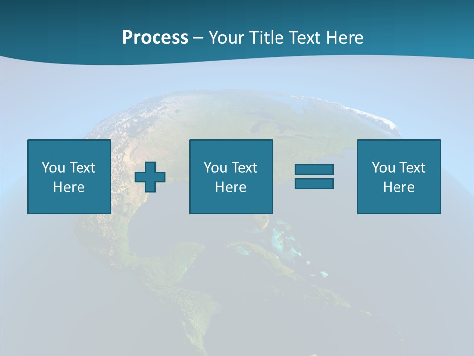 Flight Globe Elevation PowerPoint Template