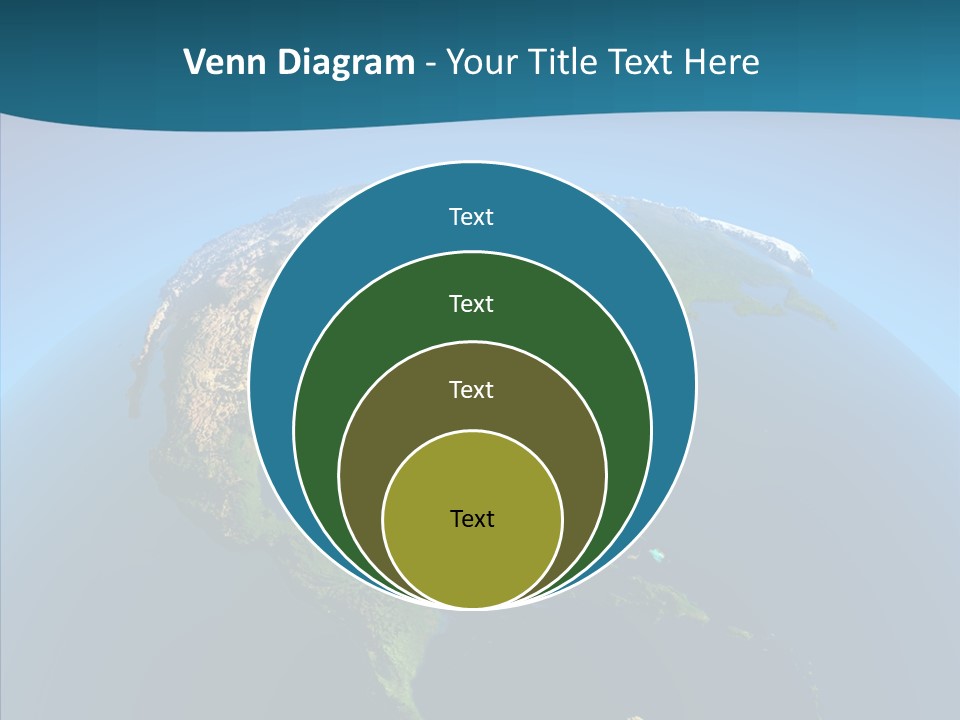 Flight Globe Elevation PowerPoint Template