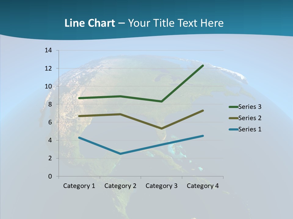 Flight Globe Elevation PowerPoint Template
