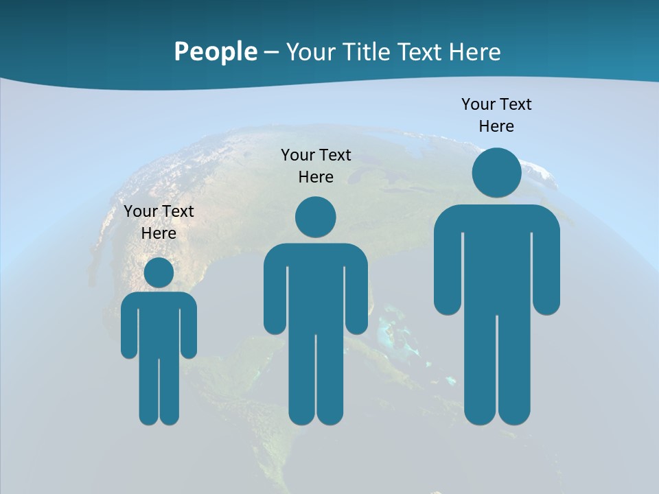 Flight Globe Elevation PowerPoint Template