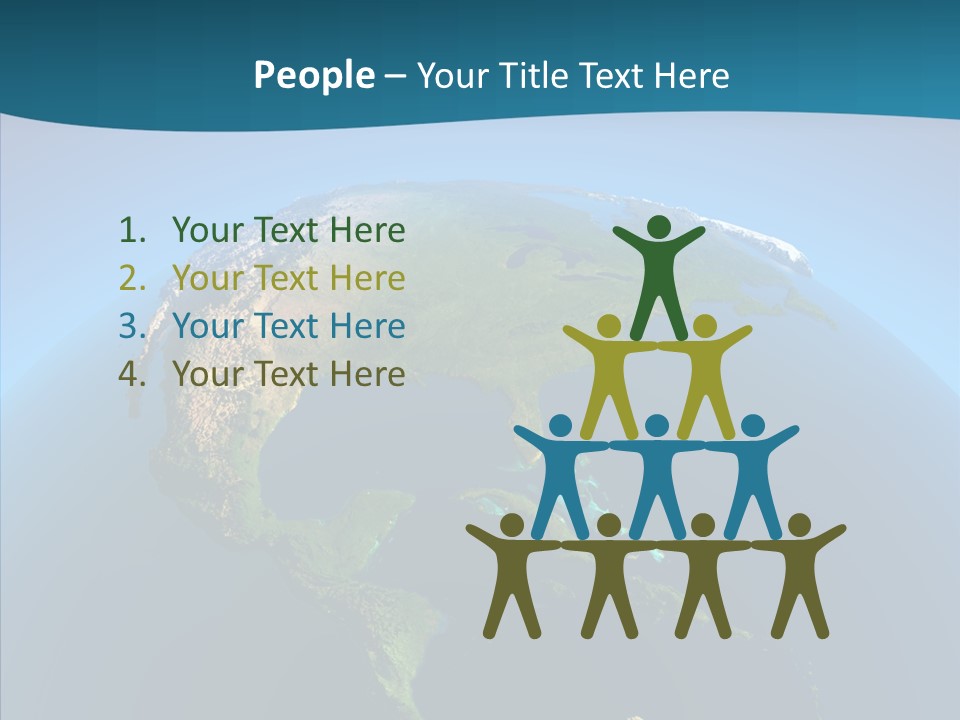 Flight Globe Elevation PowerPoint Template