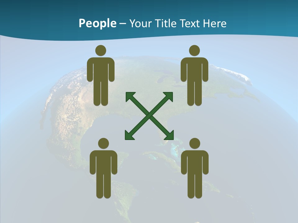 Flight Globe Elevation PowerPoint Template