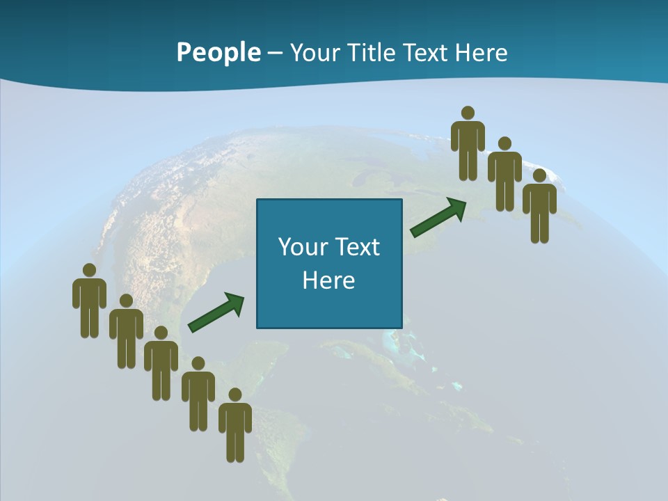 Flight Globe Elevation PowerPoint Template