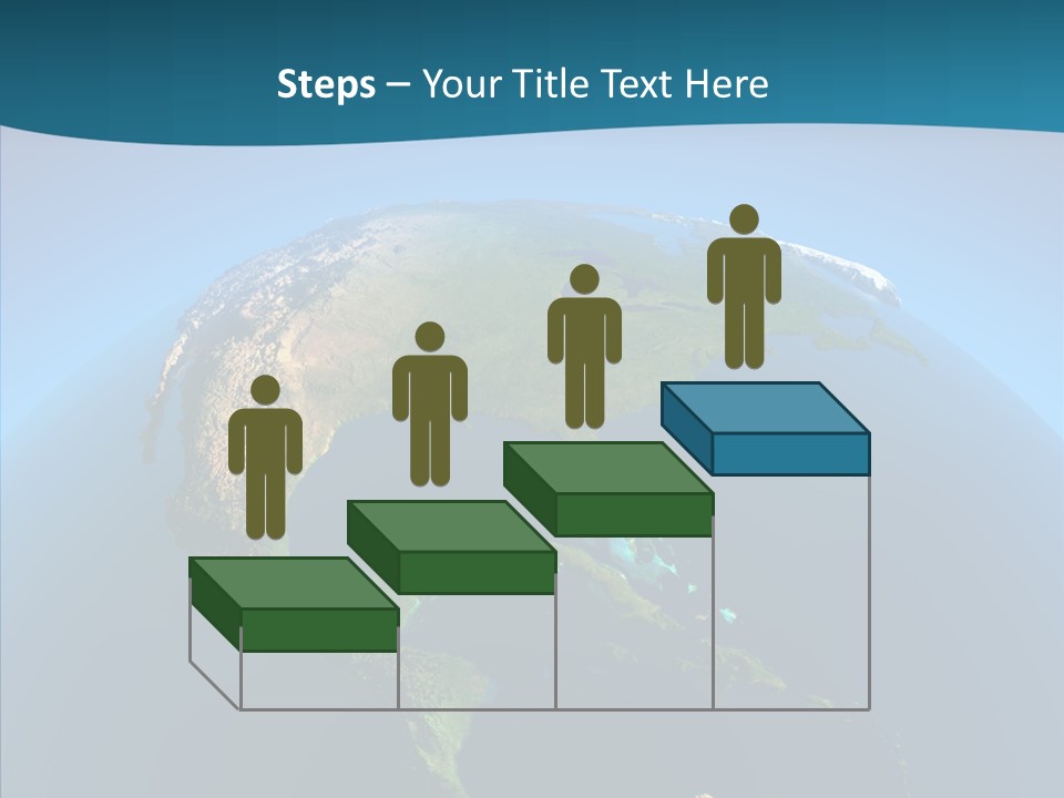 Flight Globe Elevation PowerPoint Template